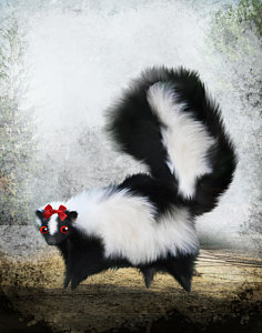 236x300 Skunk Paintings Fine Art America - Skunk Painting