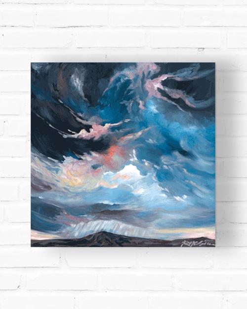 500x625 He Holds The Sky Canvas - Sky Canvas Painting