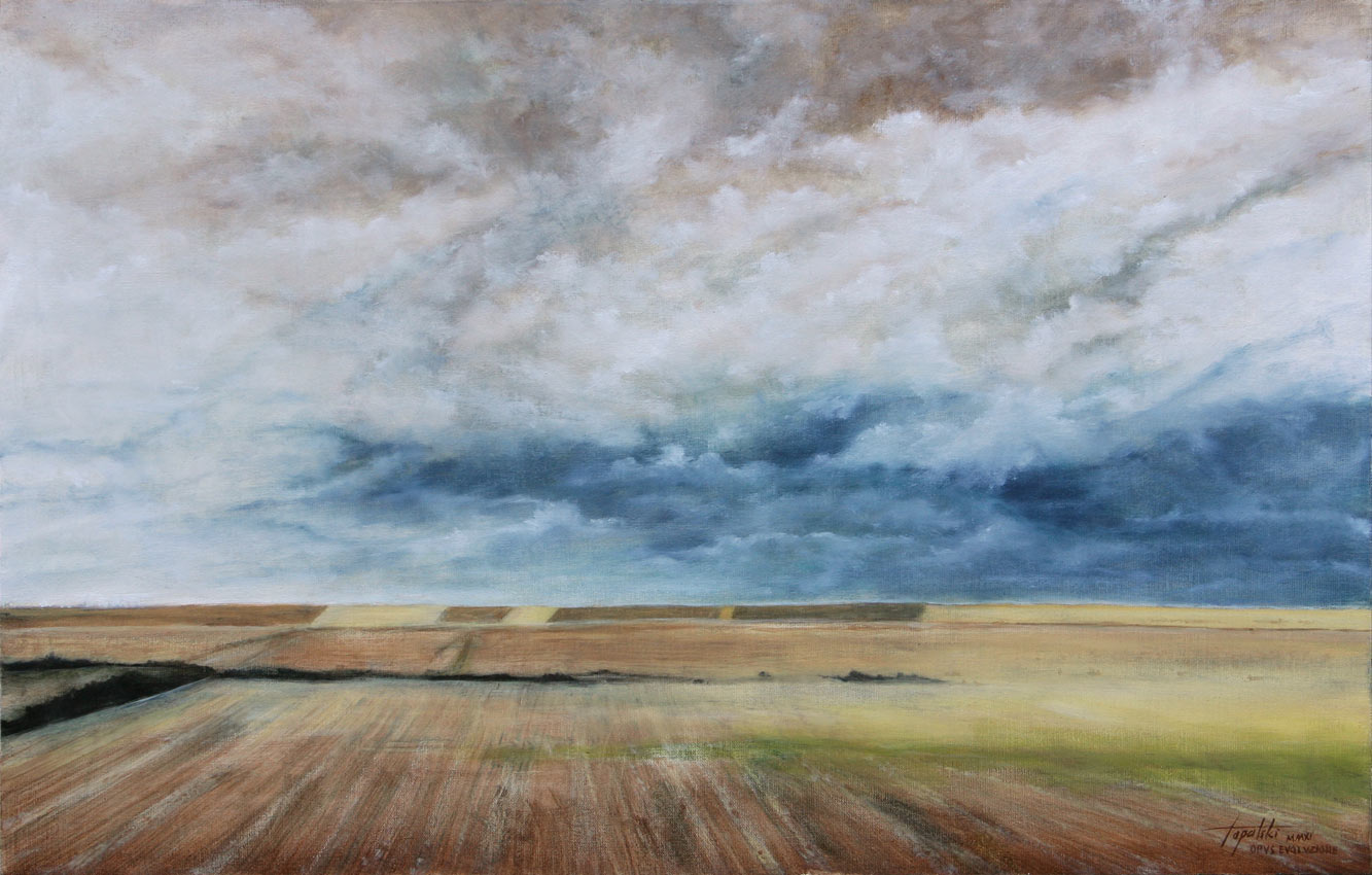 1333x850 People Of The Sky Oil Painting Fine Arts Gallery - Sky Canvas Painting