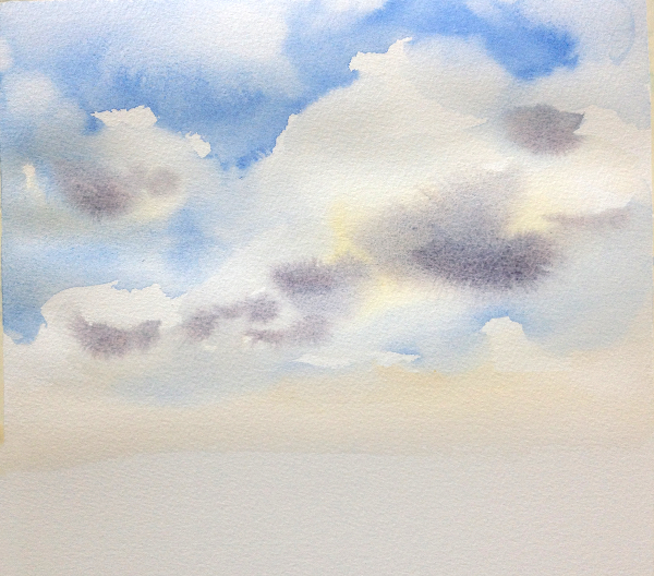 600x528 The Sky's The Limit! How To Paint The Sky In Watercolor - Sky Painting