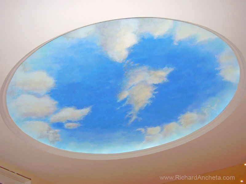 800x598 Using Painted Sky In Decorating - Skylight Painting