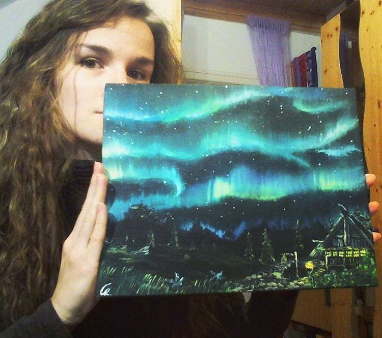 750x664 Skyrim - Skyrim Painting