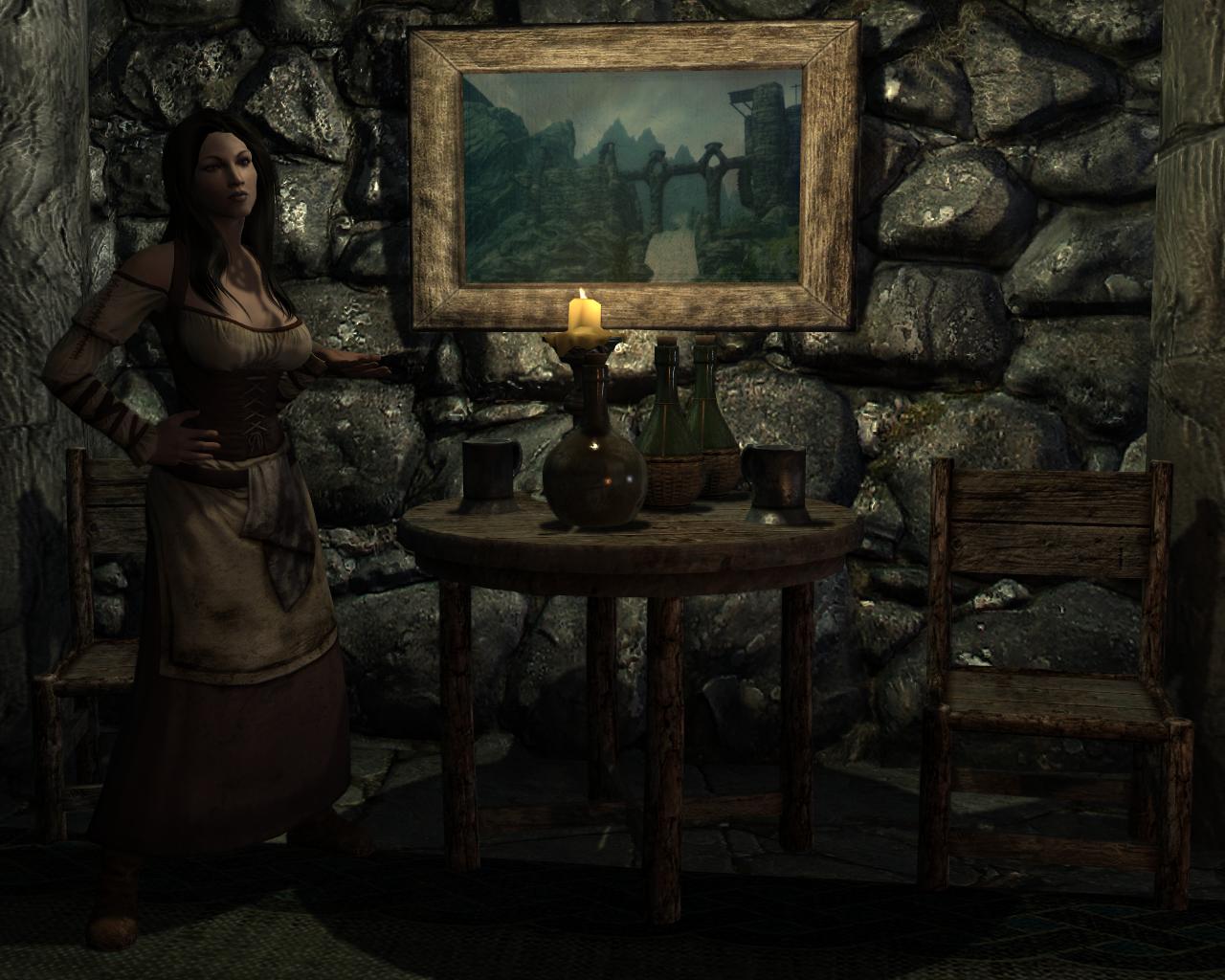 1280x1024 The Benton Painting Frontier - Skyrim Painting