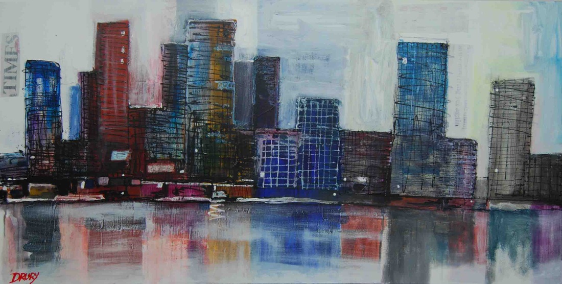 1100x556 Randle Drury Artist - Skyscraper Painting