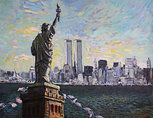 300x232 Skyscraper Paintings Fine Art America - Skyscraper Painting