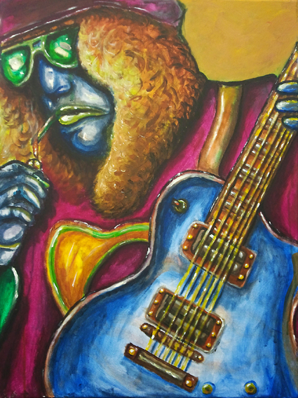 425x567 Slash Painting By Myburningeyes - Slash Painting