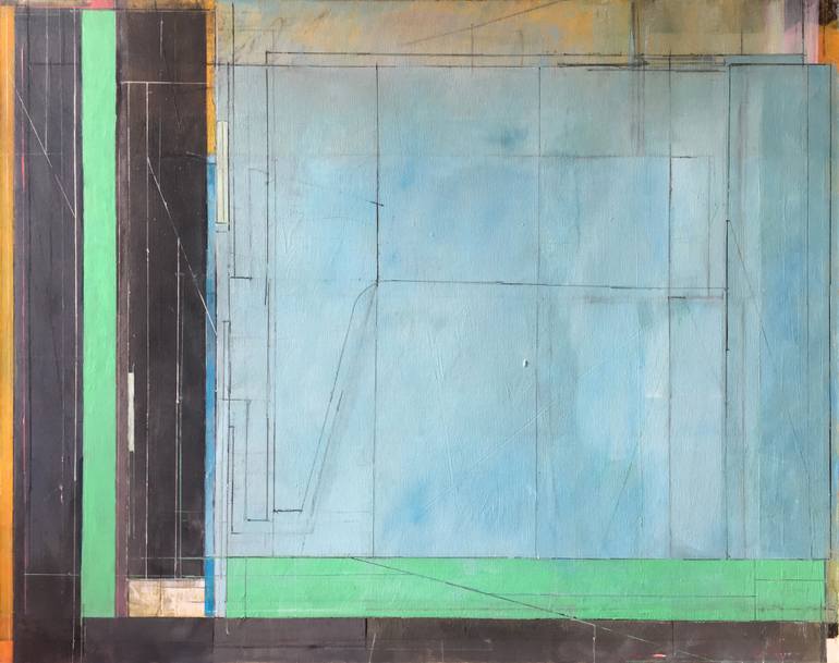 770x609 Saatchi Art San Francisco Slate Painting By Richard Rosa - Slate Painting