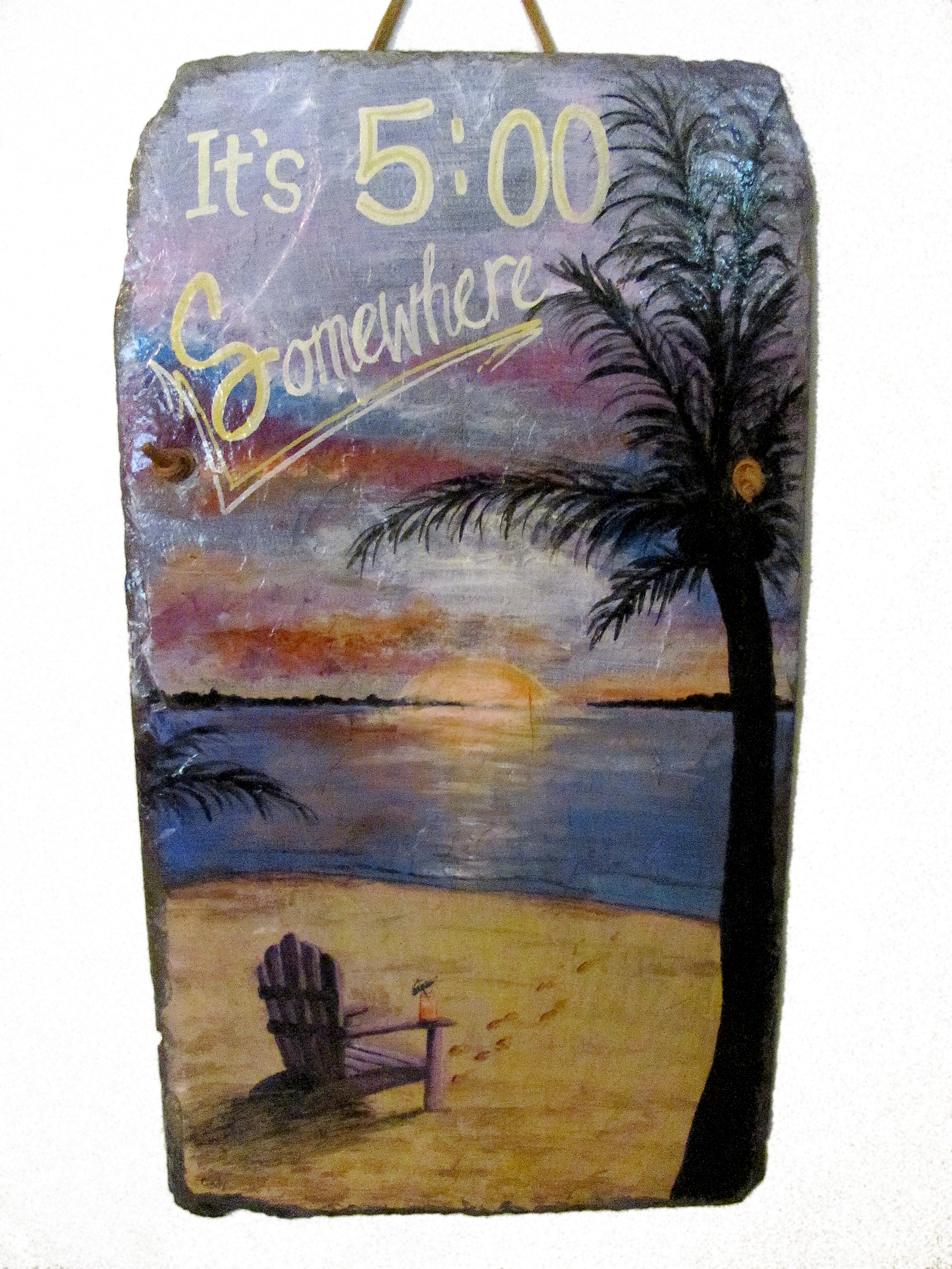 2736x3648 Welcome Signs Slate Amp Driftwood Painting - Slate Painting