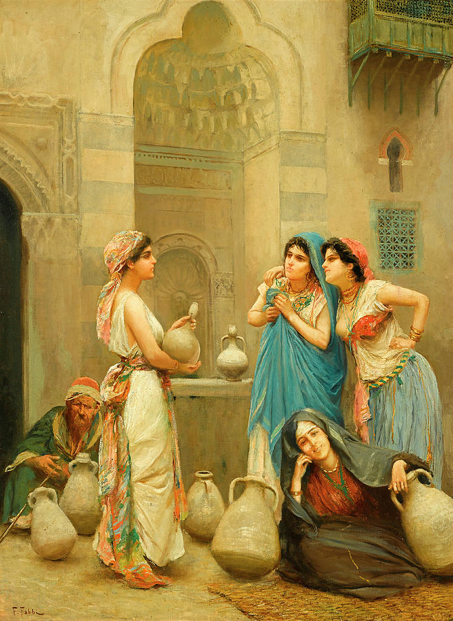 657x900 The New Slave Girl Painting By Fabio Fabbi - Slave Girl Painting