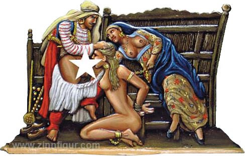 488x311 Berliner Zinnfiguren Middle East Slave Girl Purchase Online - Slave Girl Painting