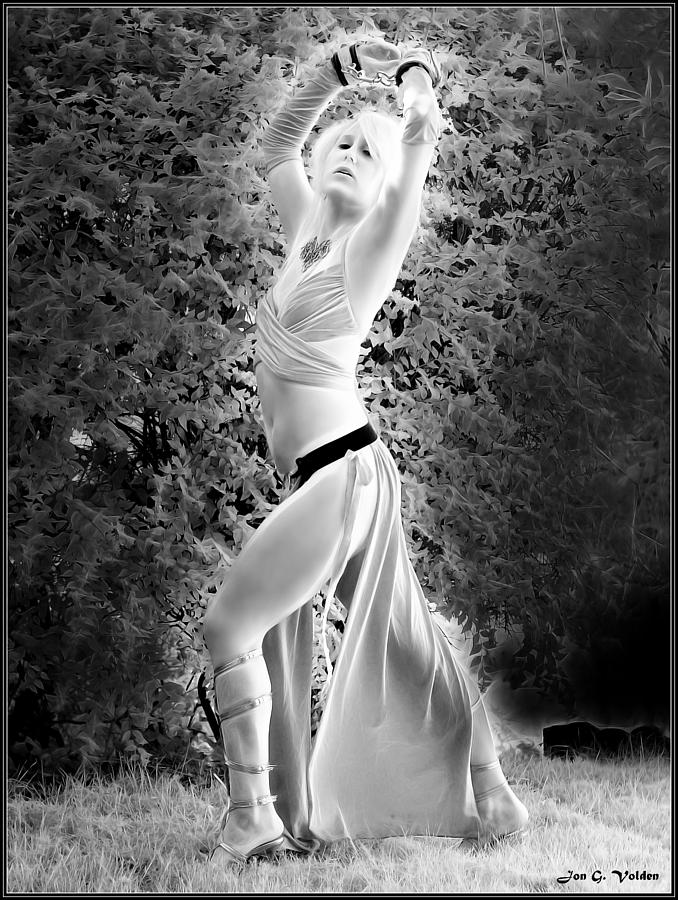 678x900 Dancing Slave Girl Painting By Jon Volden - Slave Girl Painting