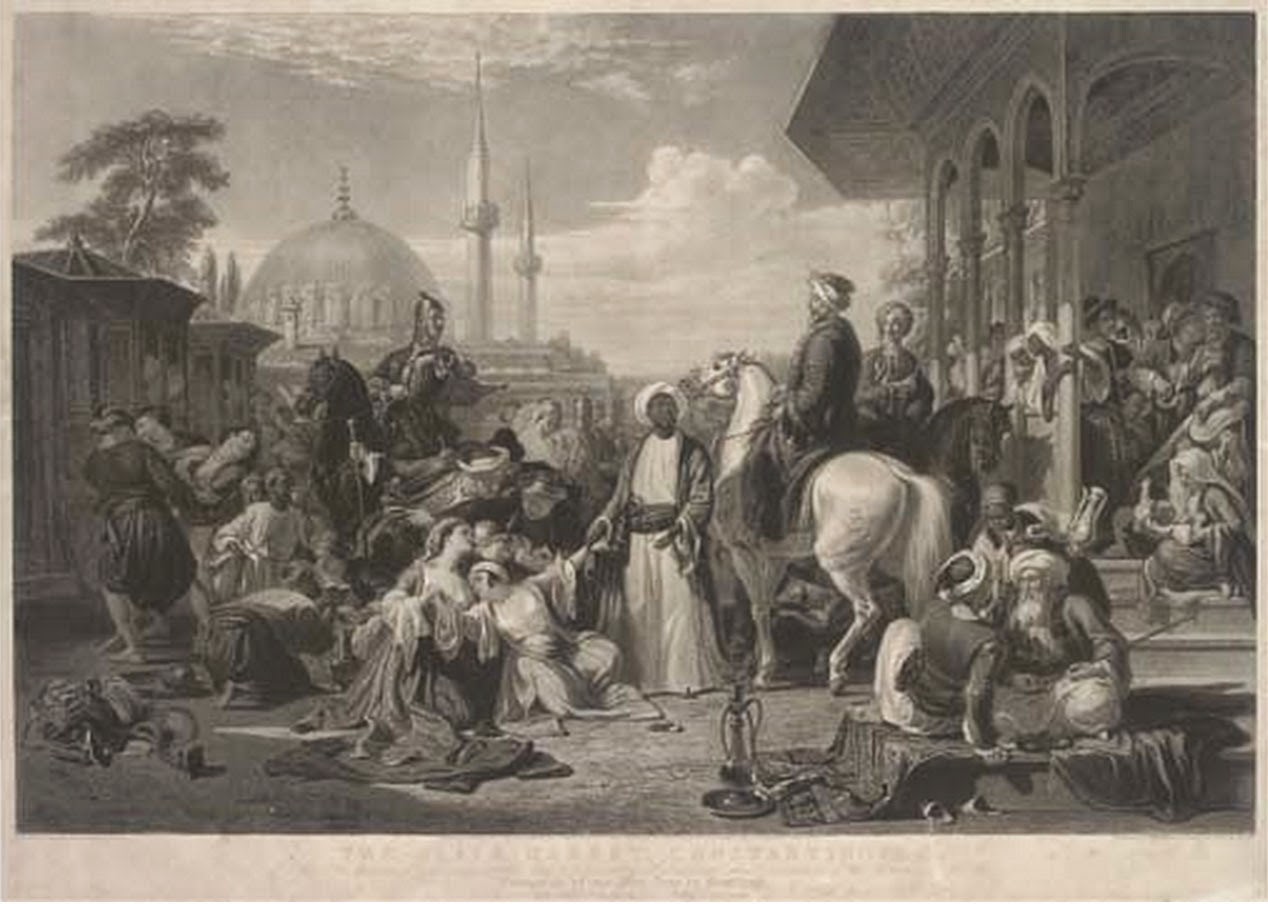 1268x904 Orientalism The Slave Market Mavi Boncuk - Slave Market Painting