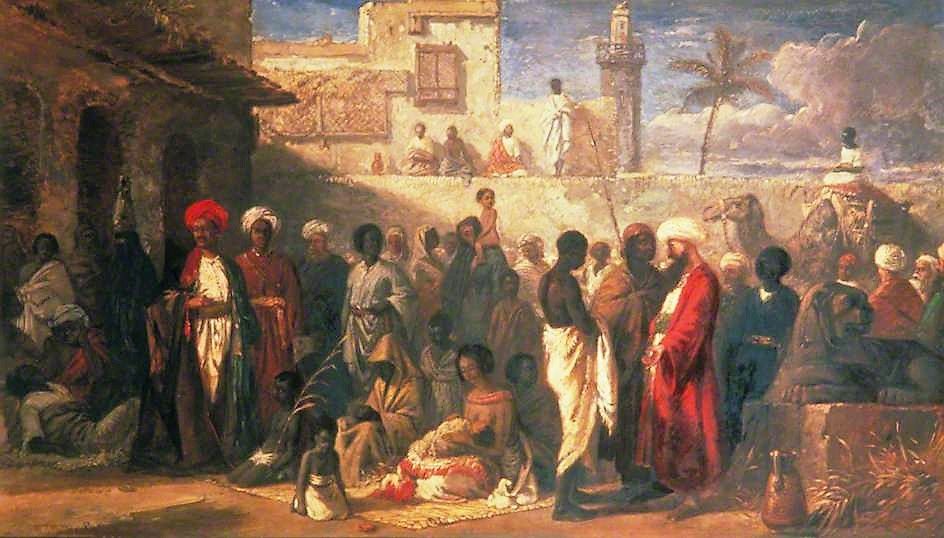 944x538 The Slave Market - Slave Market Painting