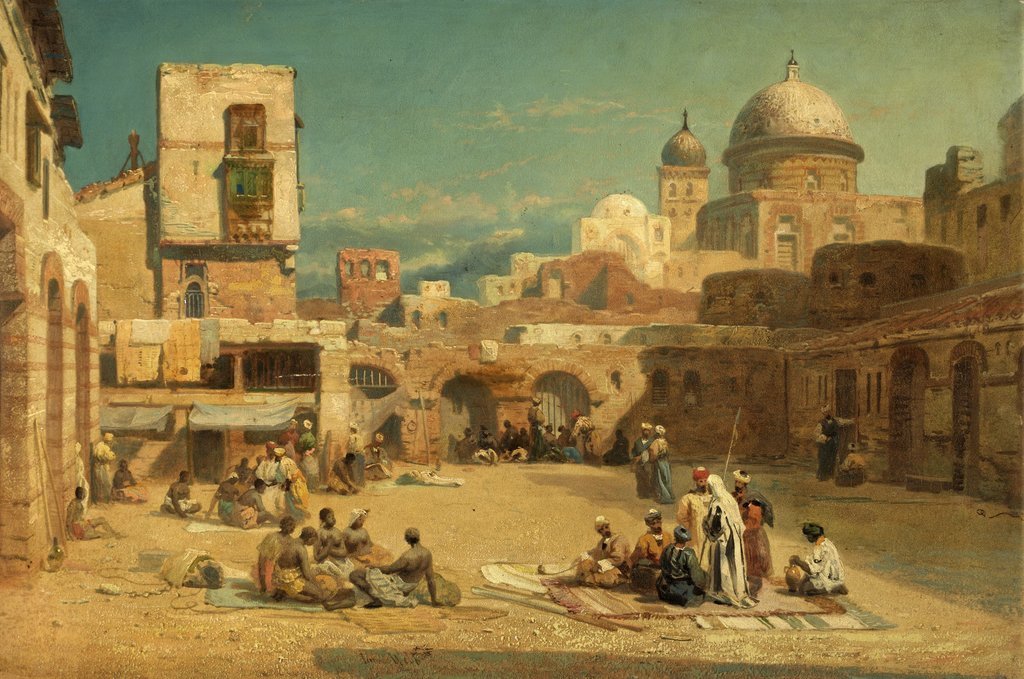 1024x679 The Slave Market Posters Amp Prints By William J. Webbe - Slave Market Painting