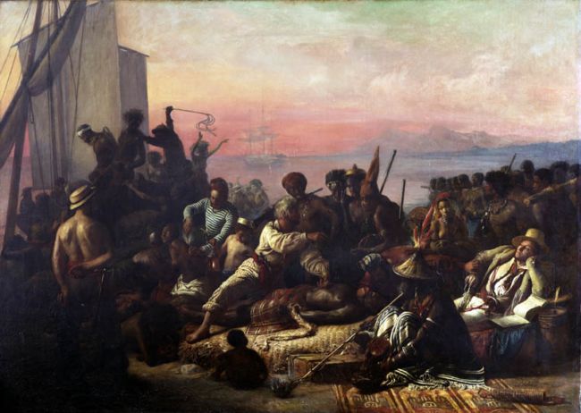 650x462 Mylearning - Slave Ship Painting