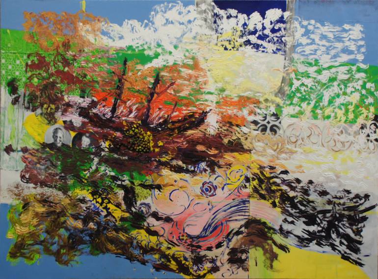 770x569 Saatchi Art The Slaveship Painting By Marja Van Putten - Slave Ship Painting