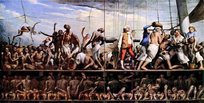 851x430 The Slave Ship Hist21bsection4 - Slave Ship Painting