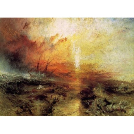 458x458 William Turner Joseph Mallord William Turner The Slave Ship Art - Slave Ship Painting