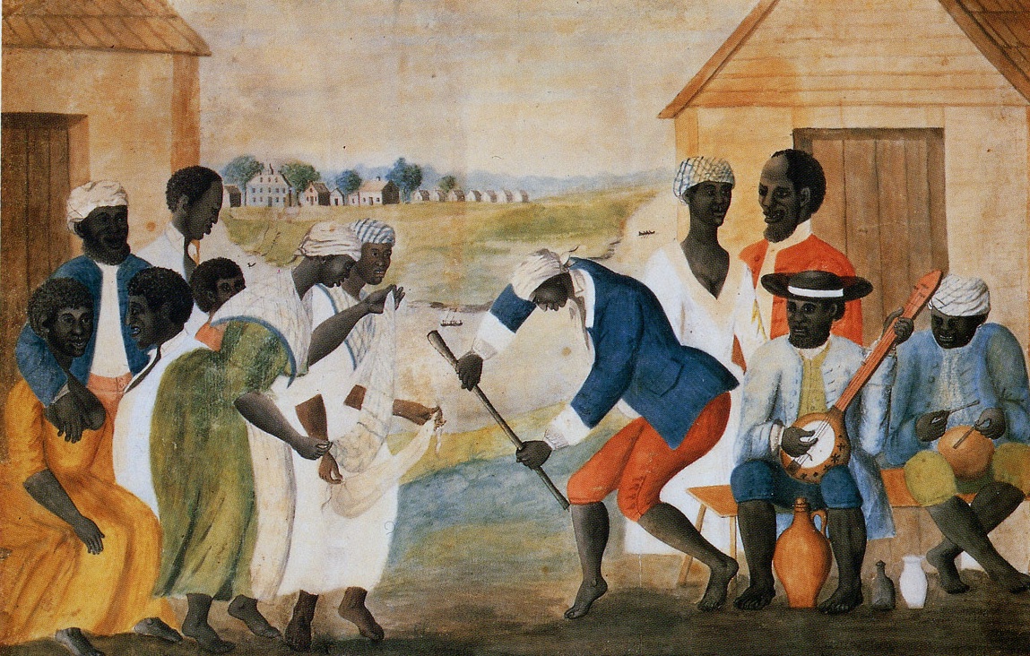 1149x732 The Old Plantation - Slavery Painting