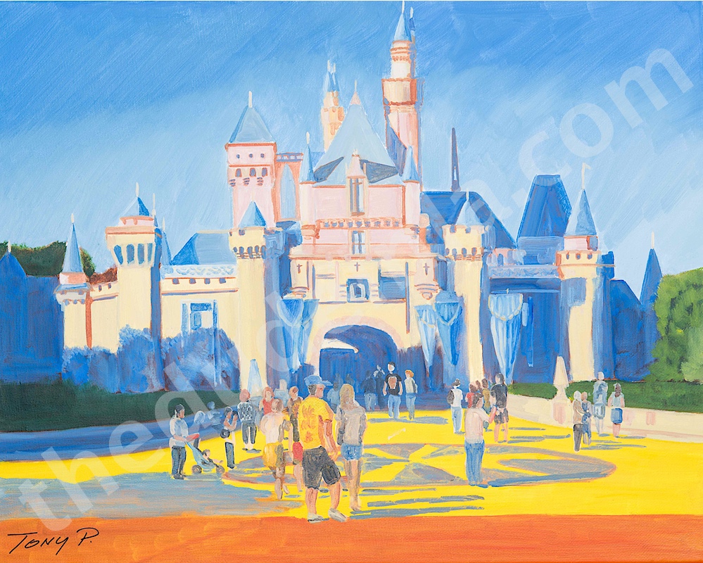 999x800 Disneyland Sleeping Beauty Castle Tony Petborisooth - Sleeping Beauty Castle Painting