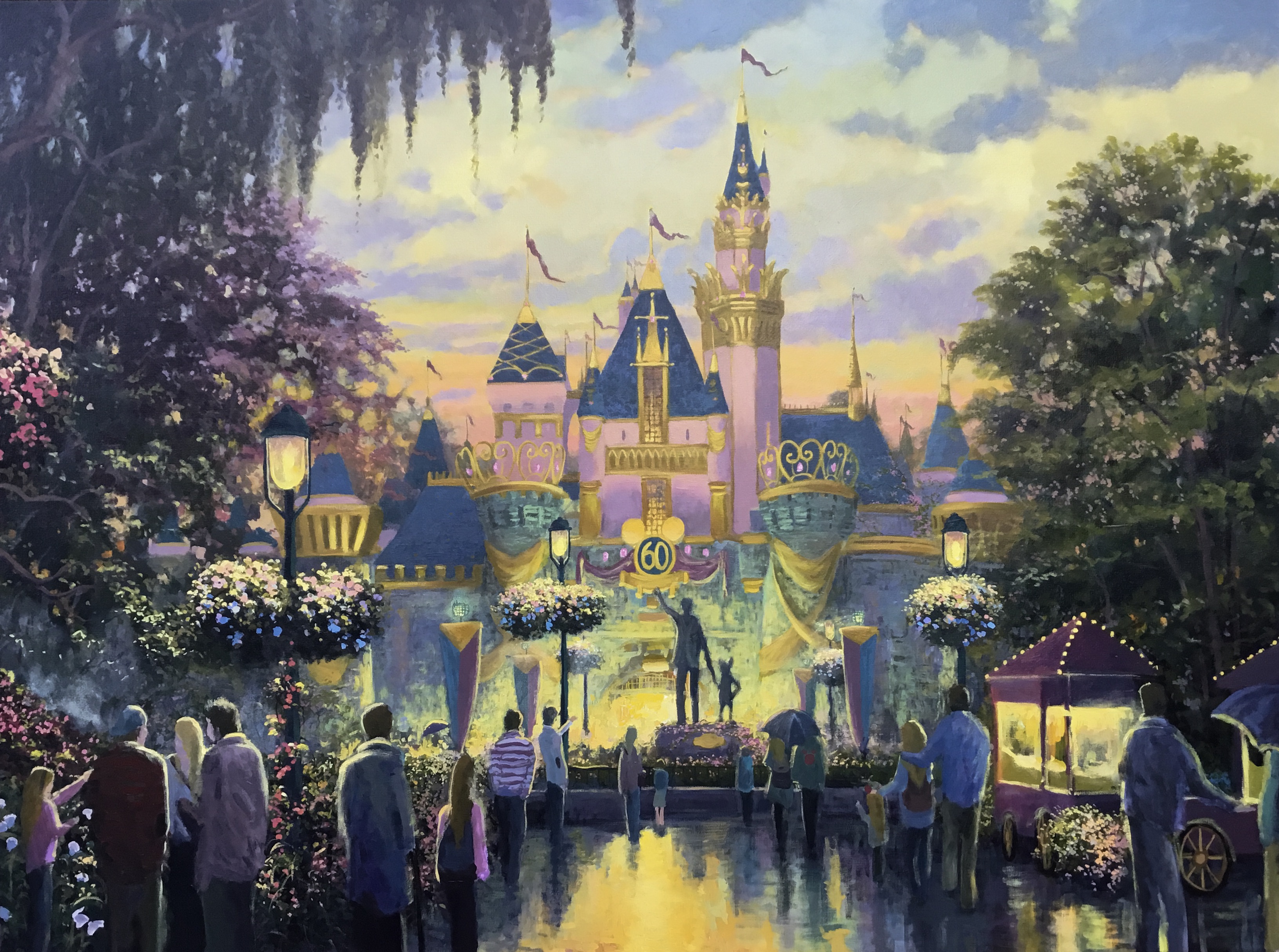 3264x2429 Sleeping Beauty Castle - Sleeping Beauty Castle Painting