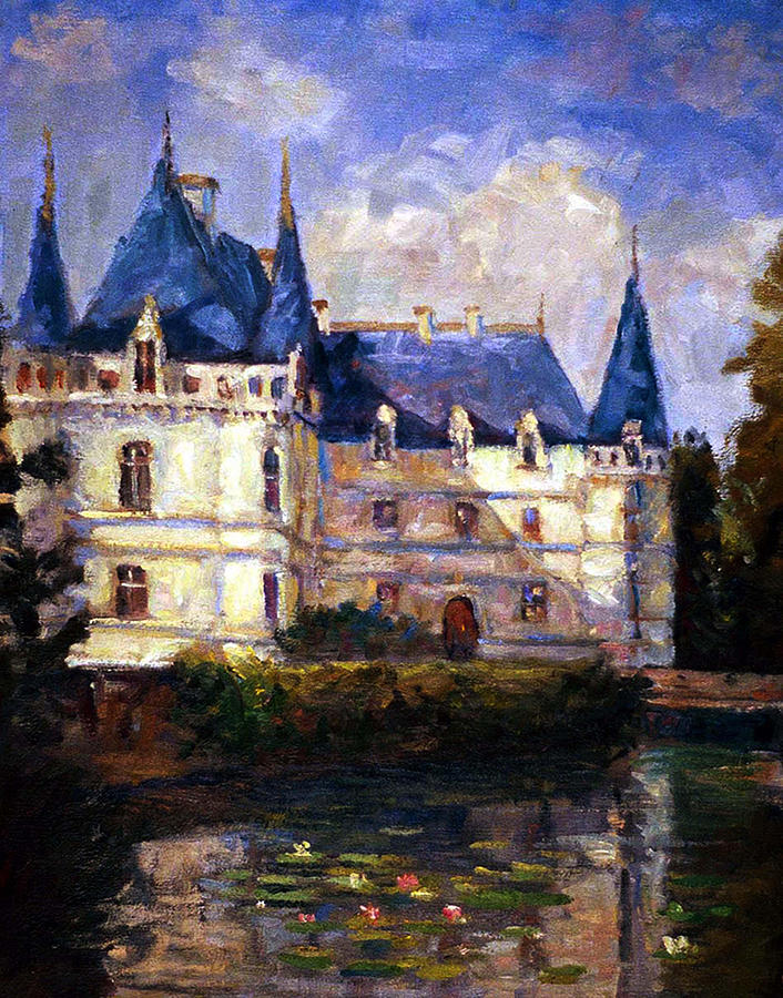706x900 Sleeping Beauty Castle Painting By Patrick Korch - Sleeping Beauty Castle Painting