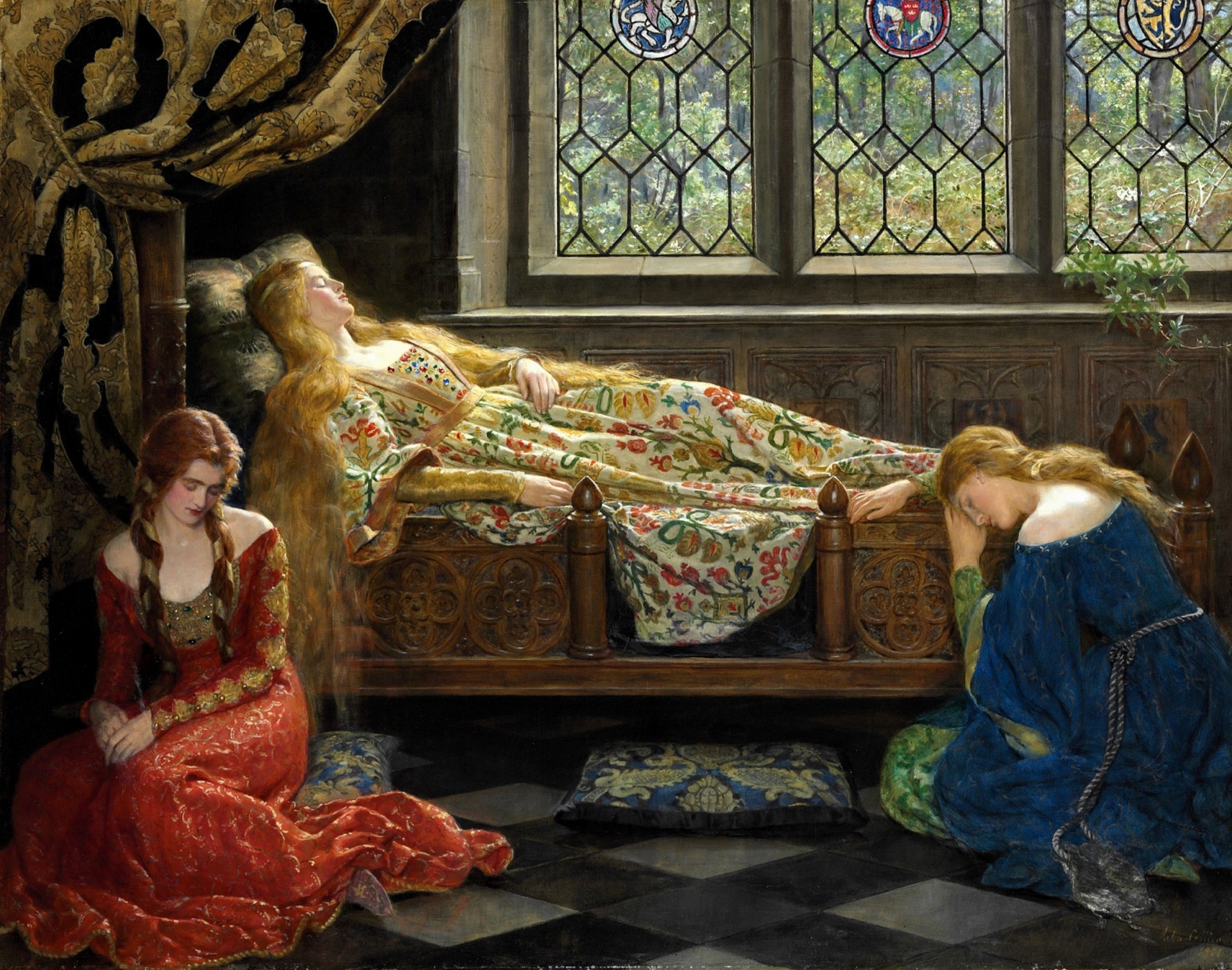 1920x1512 Sleeping Beauty Painting Free Stock Photo - Sleeping Beauty Painting