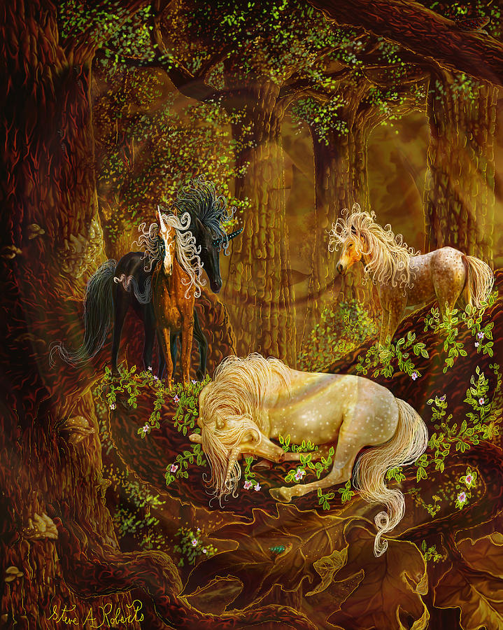 719x900 Sleeping Beauty Painting By Steve Roberts - Sleeping Beauty Painting