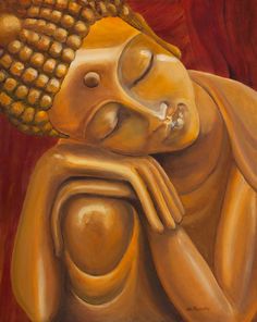 236x296 Feng Shui Buddha Painting 7.jpg Buddha - Sleeping Buddha Painting