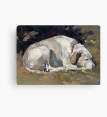 210x230 Sleeping Dog Painting Amp Mixed Media Canvas Prints Redbubble - Sleeping Dog Painting