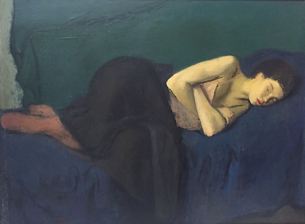 600x441 Raphael Soyer Sleeping Girl The Met - Sleeping Girl Painting
