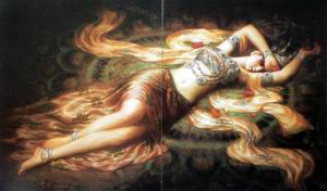 300x176 Sleeping Girl - Sleeping Girl Painting