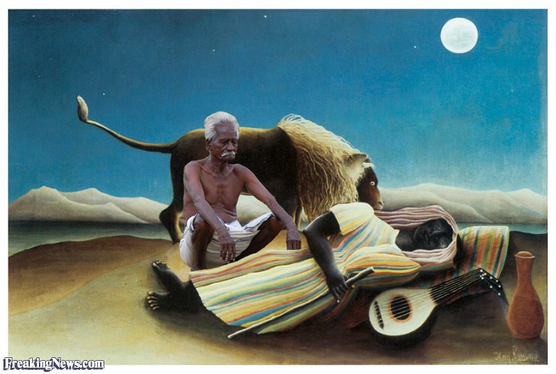 800x538 The Sleeping Gypsy Painting And Guardian Pictures - Sleeping Gypsy Painting