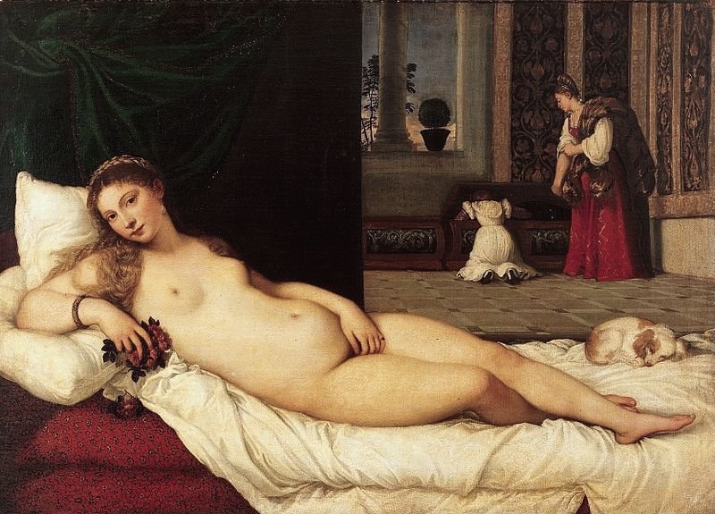 800x575 Venus Of Urbino By Titian And The Sleeping (Dresden) Venus By - Sleeping Venus Painting
