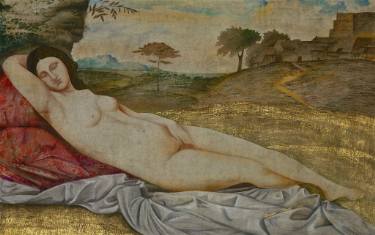 375x235 Saatchi Art Sleeping Venus Painting By Irina Baleva Styf - Sleeping Venus Painting