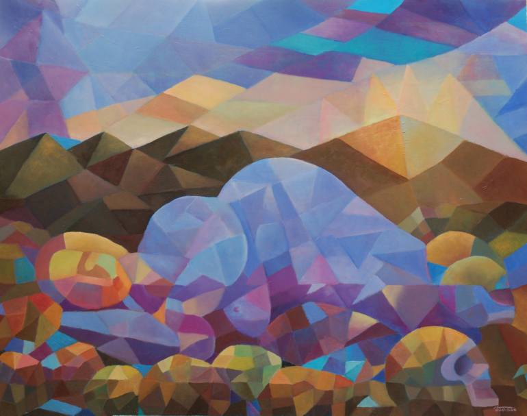 770x607 Saatchi Art Sleeping Woman Painting Painting By Magdalena Walulik - Sleeping Woman Painting