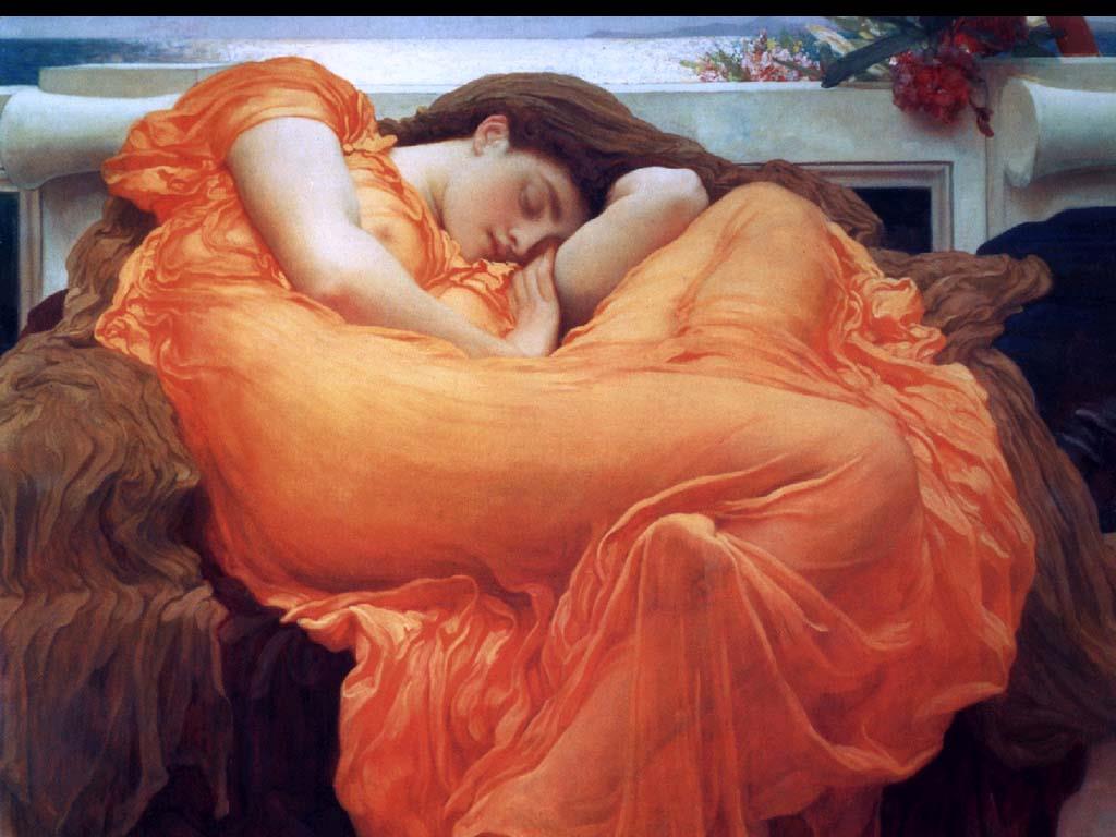 1024x768 Sleeping Women Painting Abstract Fantasy - Sleeping Woman Painting