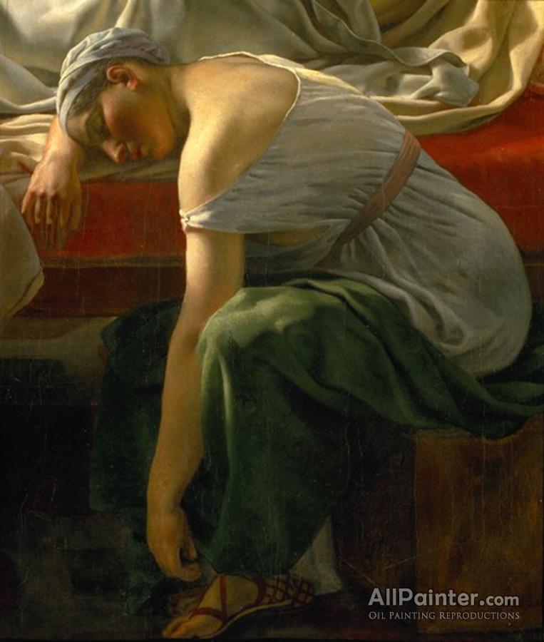 763x900 Christoffer Wilhelm Eckersberg A Sleeping Woman Oil Painting - Sleeping Woman Painting