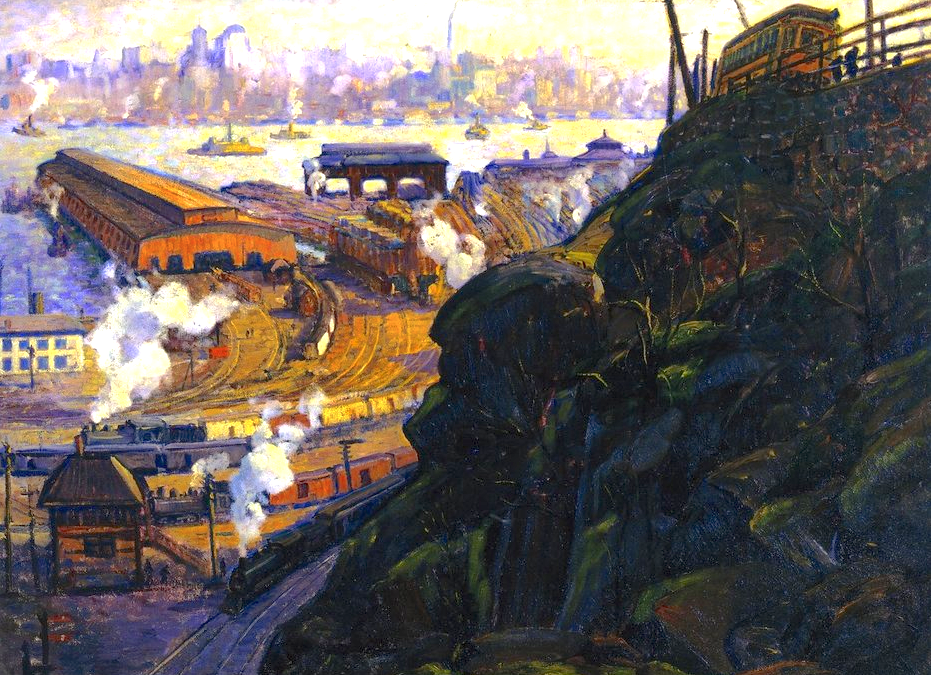 931x675 Painting Prewar New York From The Outside In Ephemeral New York - Sleepless In New York Painting