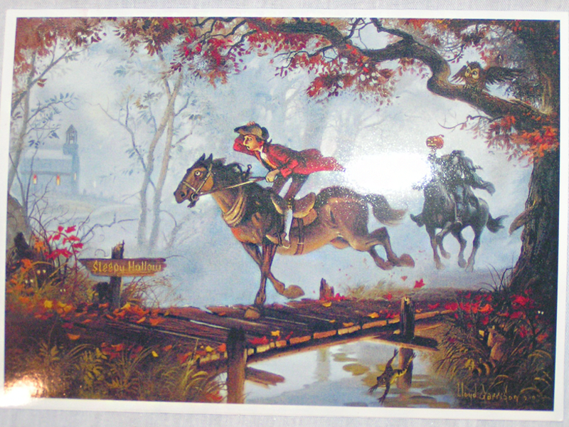 800x600 Sleepy Hollow Memorabilia, Tarrytown Ny Collectibles, Headless - Sleepy Hollow Painting