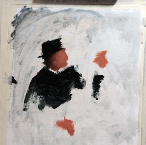 575x569 How To Paint From Photographs Arttutor - Sloppy Painting