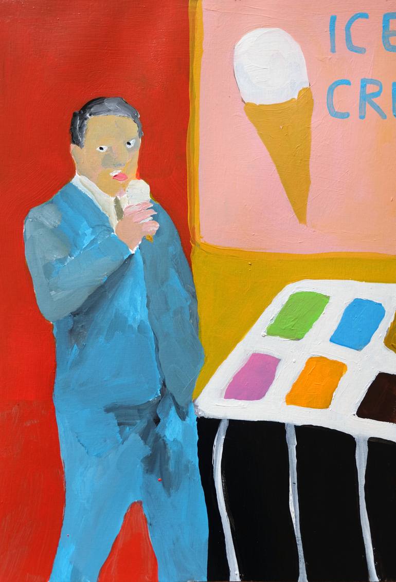 770x1133 Saatchi Art Sloppy Seconds Painting By Alan Fears - Sloppy Painting