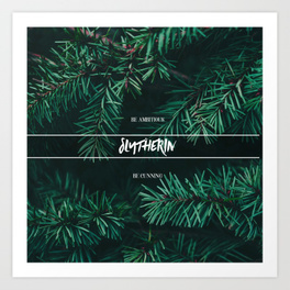 264x264 Slytherin Art Prints Society6 - Slytherin Painting