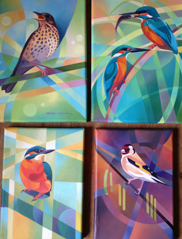 609x800 Small Bird Paintings - Small Bird Painting