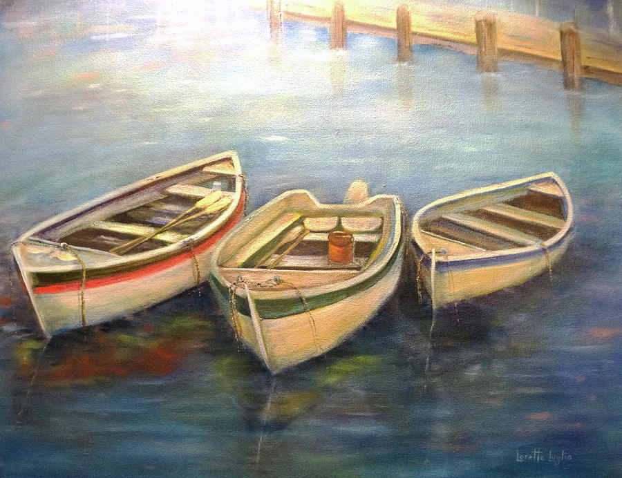 Small Boat Painting at PaintingValley.com | Explore collection of Small ...