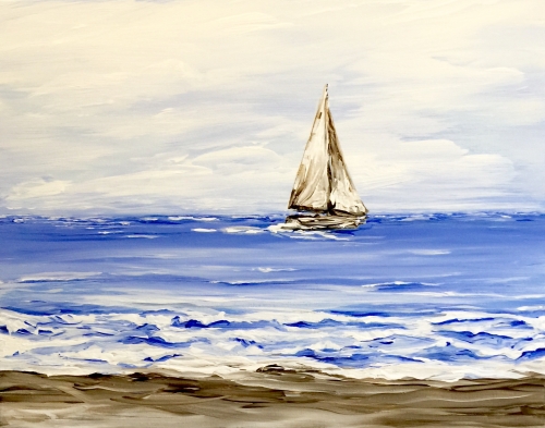 500x393 Beyond Board - Small Boat Painting