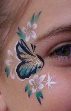 227x356 Amy Grigg Face Painting And Supplies - Small Butterfly Painting