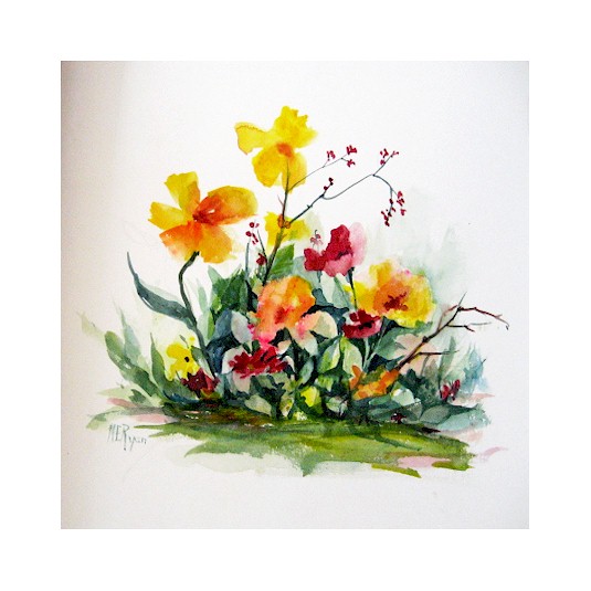 535x535 Ma Petite Fleurs Gallery - Small Flower Painting