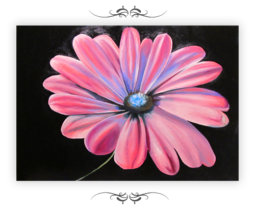 500x416 Small Flower Painting Update The Pritteful Palette - Small Flower Painting