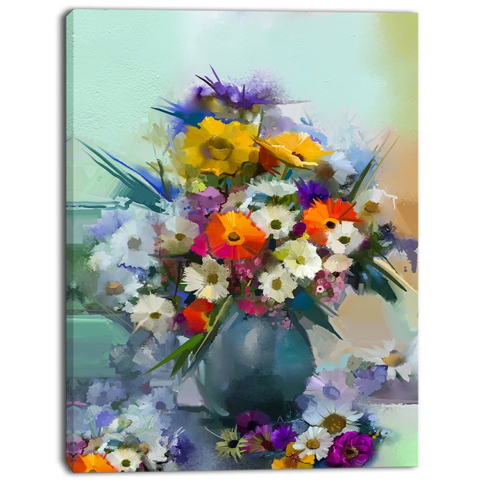700x700 Designart - Small Flower Painting